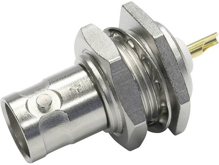 Produktbild: Teleg&auml;rtner 100023407 100023407 BNC-Steckverbinder Buchse, Einbau vertikal 50Ω 1St.