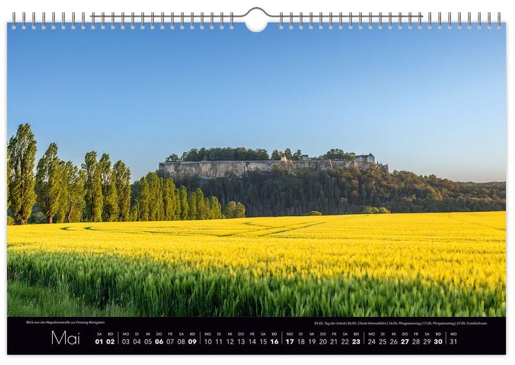 Produktbild: Kalender Faszinierende S&auml;chsische Schweiz 2027