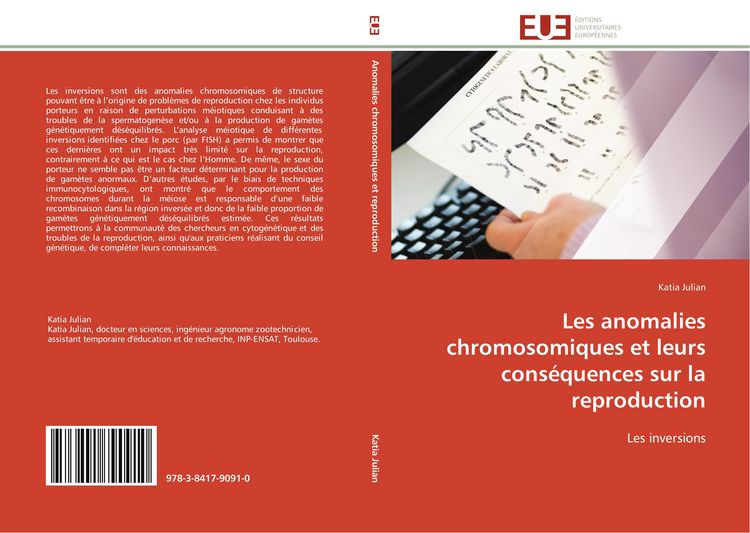 Produktbild: Les anomalies chromosomiques et leurs cons&eacute;quences sur la reproduction