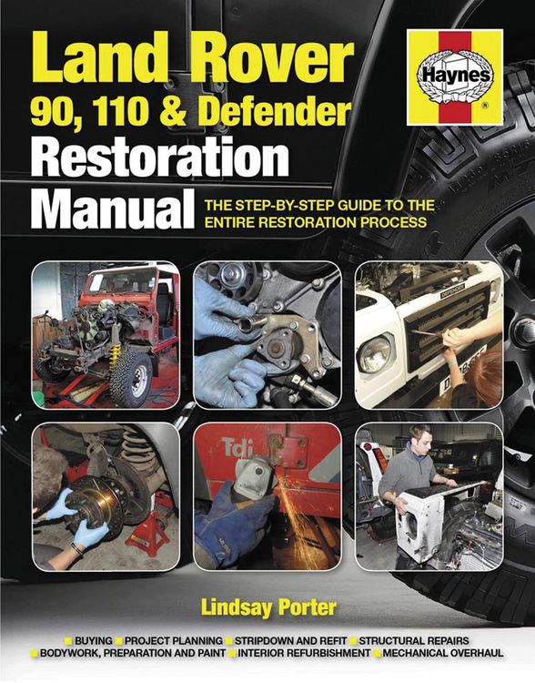 Produktbild: Land Rover 90, 110 & Defender Restoration Manual