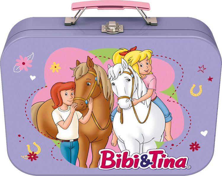 Produktbild: Bibi & Tina, Puzzle-Box, 2x100, 2x150 Teile im Metallkoffer