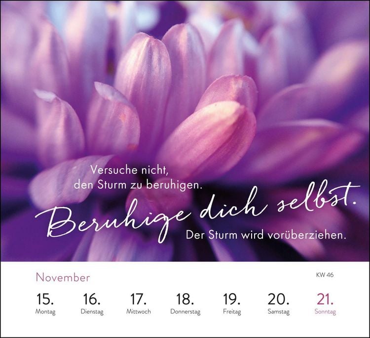Produktbild: Wochenkalender 2027: Kleine Atempausen f&uuml;r dich