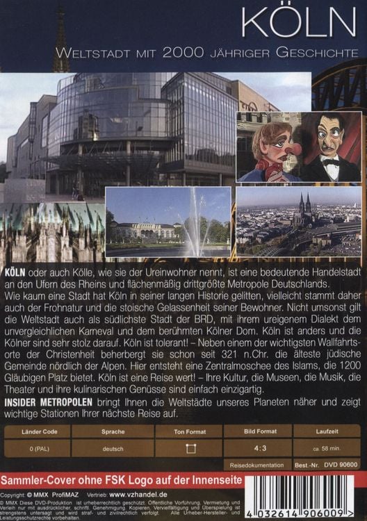Produktbild: Insider Metropolen - Deutschland: K&ouml;ln