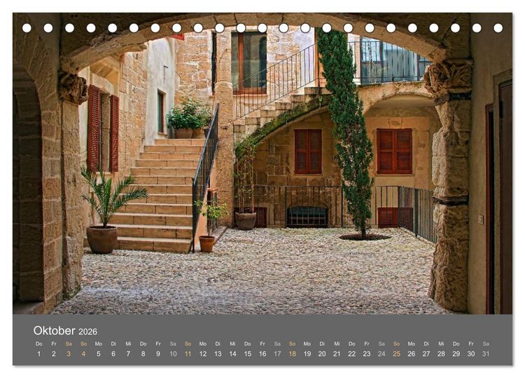Produktbild: Mallorca - Jenseits vom Massentourismus (Tischkalender 2026 DIN A5 quer), CALVENDO Monatskalender