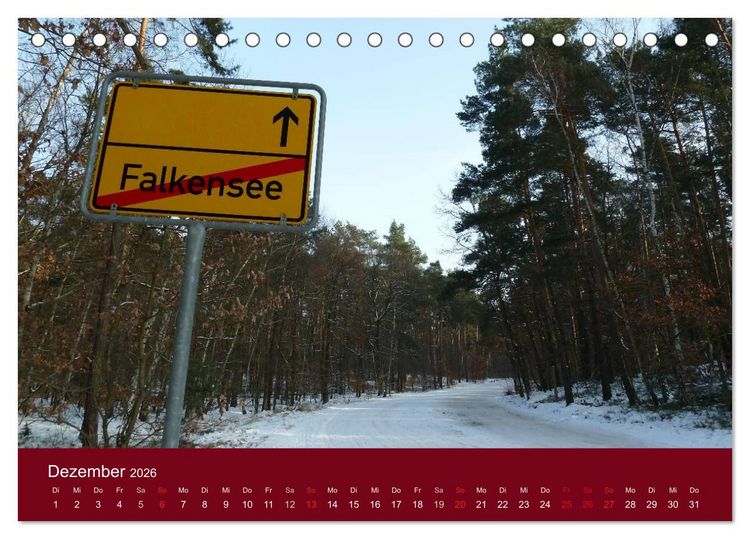 Produktbild: Falkensee - Das Tor zum Havelland (Tischkalender 2026 DIN A5 quer), CALVENDO Monatskalender
