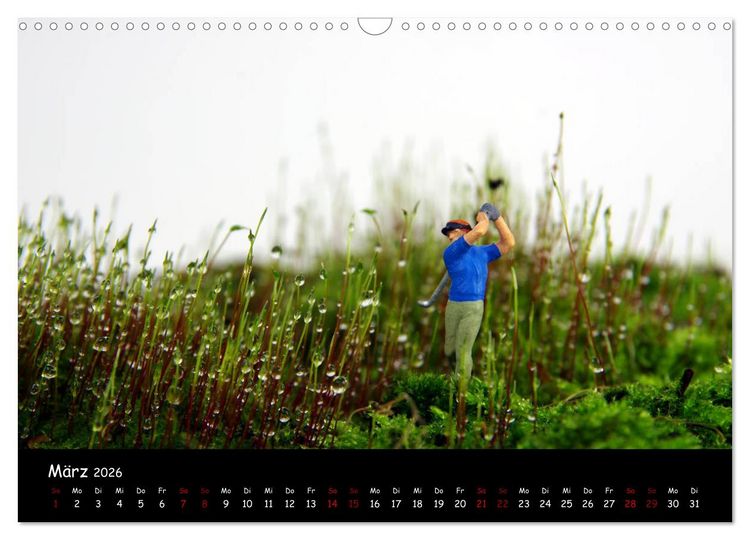 Produktbild: Minis Golf (Wandkalender 2026 DIN A3 quer), CALVENDO Monatskalender