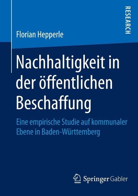 Produktbild: Nachhaltigkeit in der &ouml;ffentlichen Beschaffung