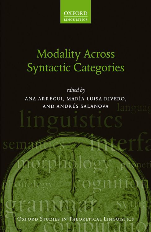 Produktbild: Modality Across Syntactic Categories