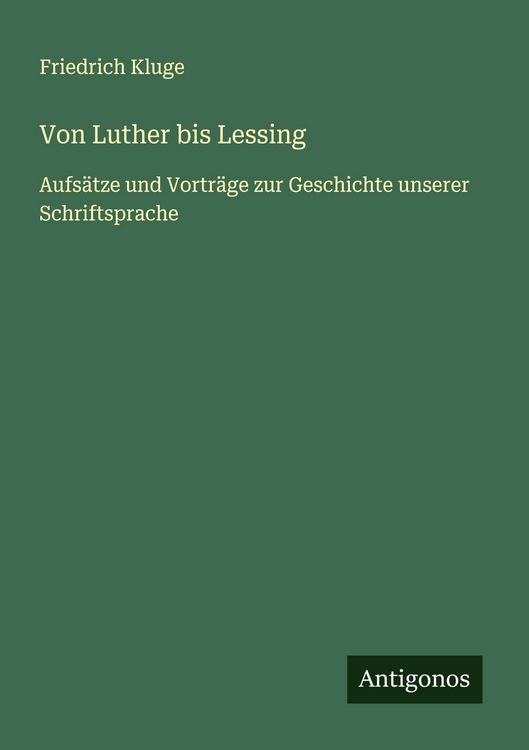 Produktbild: Von Luther bis Lessing