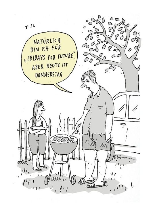 Produktbild: Cartoon Postkarten - Klimawandel