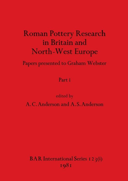 Produktbild: Roman Pottery Research in Britain and North-West Europe, Part i