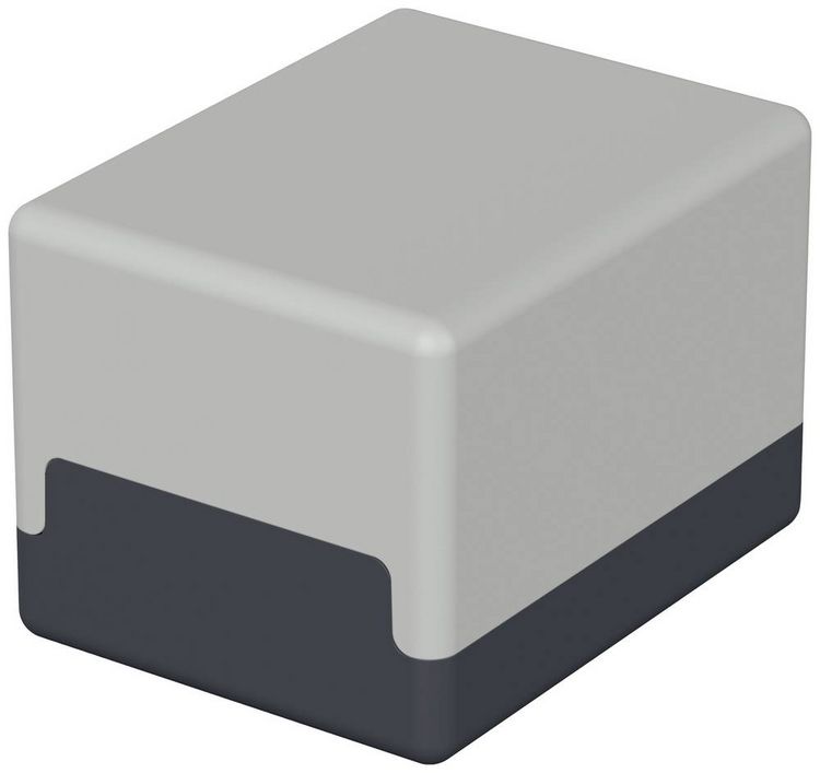 Produktbild: Bopla Element E 408 05408000 Elektronikgeh&auml;use 65 x 50 x 45 Polystyrol Lichtgrau (RAL 7035), Graphitgrau (RAL 7024) 1 St.