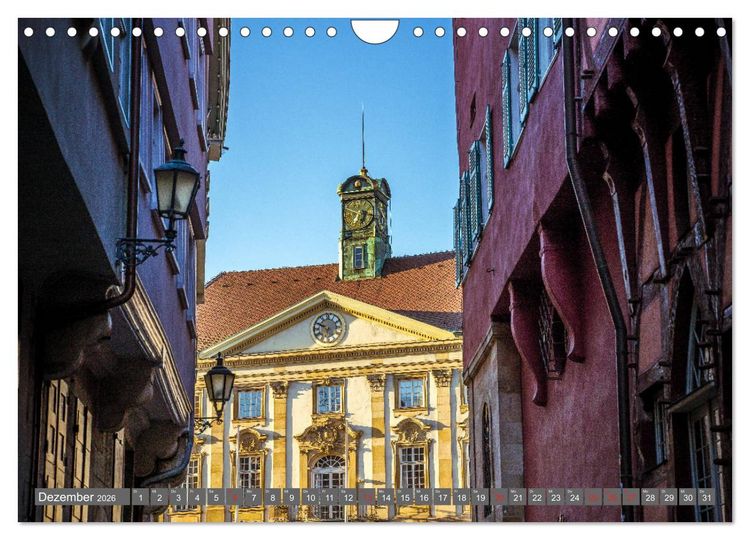 Produktbild: Historisches Esslingen am Neckar 2026 (Wandkalender 2026 DIN A4 quer), CALVENDO Monatskalender