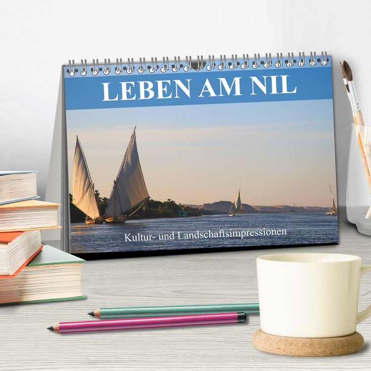 Produktbild: Leben am Nil - Kultur- und Landschaftsimpressionen (Tischkalender 2026 DIN A5 quer), CALVENDO Monatskalender
