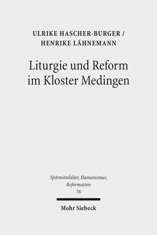 Produktbild: Liturgie und Reform im Kloster Medingen