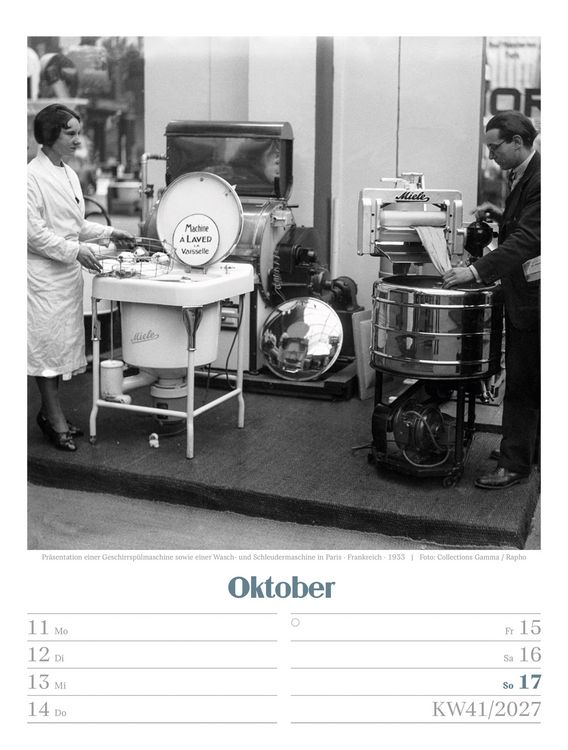 Produktbild: Die gute alte Zeit Wochenplaner Kalender 2027