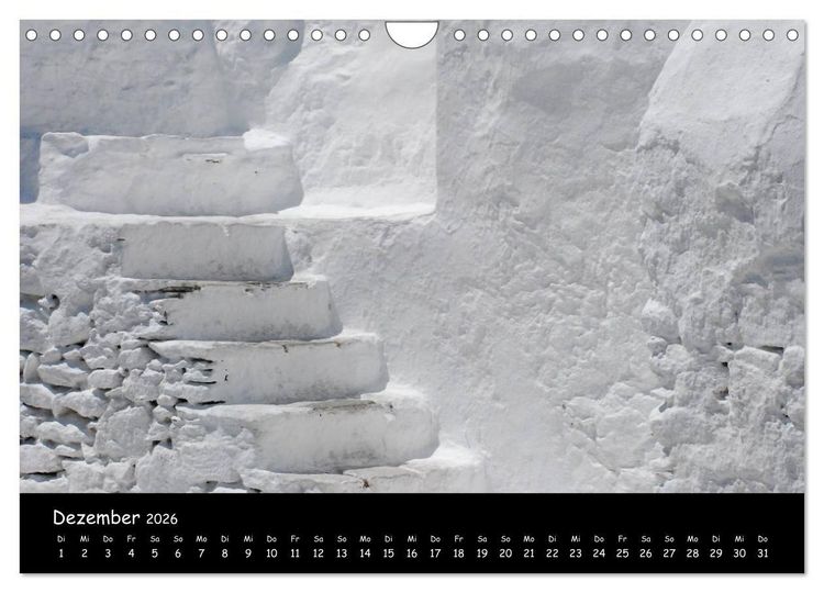 Produktbild: Mykonos - Stille Ecken (Wandkalender 2026 DIN A4 quer), CALVENDO Monatskalender