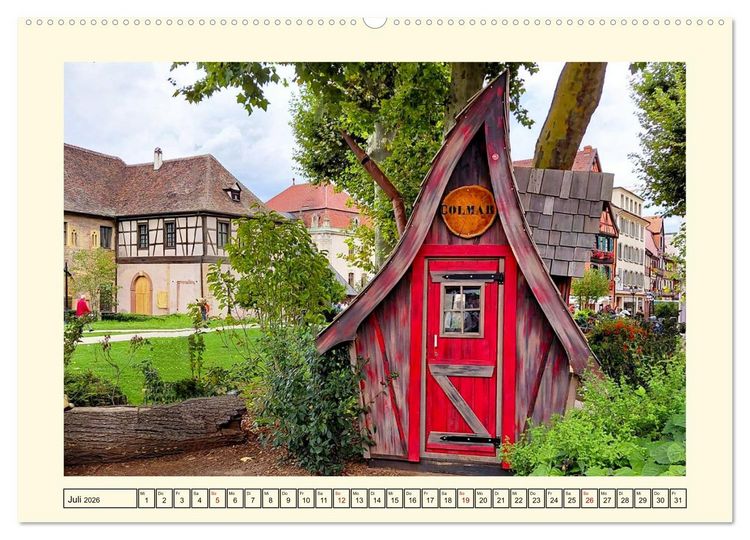 Produktbild: Elsass - Immer eine Reise wert (Wandkalender 2026 DIN A2 quer), CALVENDO Monatskalender