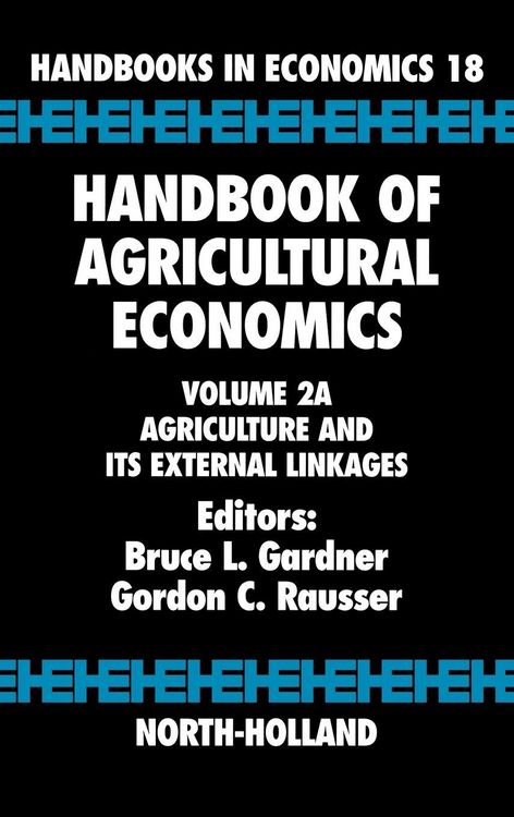 Produktbild: Handbook of Agricultural Economics