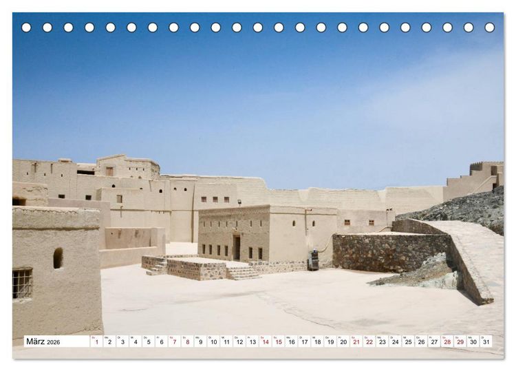 Produktbild: Oman - Perle des Orients (Tischkalender 2026 DIN A5 quer), CALVENDO Monatskalender