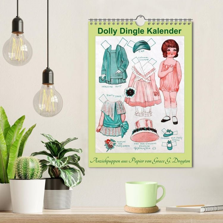 Produktbild: Dolly Dingle Kalender - Anziehpuppen von Grace G. Drayton (Wandkalender 2026 DIN A4 hoch), CALVENDO Monatskalender