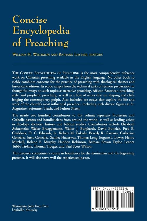 Produktbild: Concise Encyclopedia of Preaching