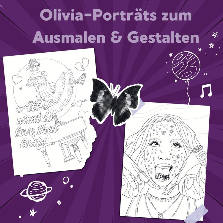 Produktbild: Das Olivia Rodrigo Kreativbuch