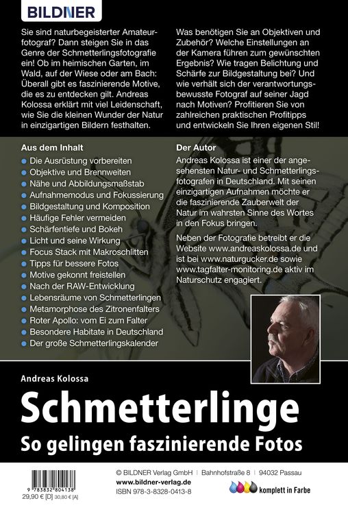 Produktbild: Schmetterlinge - so gelingen faszinierende Fotos