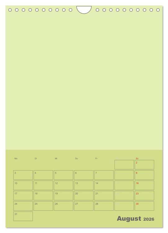Produktbild: Bastel Terminkalender (Wandkalender 2026 DIN A4 hoch), CALVENDO Monatskalender