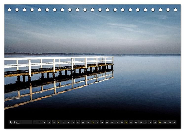 Produktbild: Stille Weiten (Tischkalender 2027 DIN A5 quer), CALVENDO Monatskalender