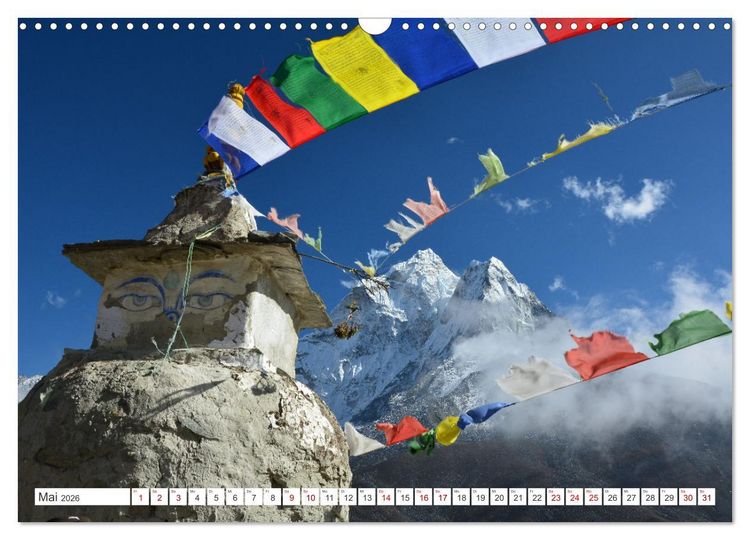 Produktbild: Im Reich des Sagarmatha (Wandkalender 2026 DIN A3 quer), CALVENDO Monatskalender