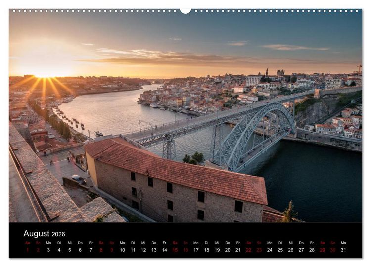 Produktbild: Portugisische Landschaften (Wandkalender 2026 DIN A2 quer), CALVENDO Monatskalender