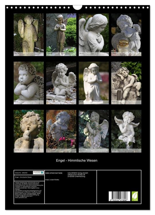 Produktbild: Engel - Himmlische Wesen (Wandkalender 2026 DIN A3 hoch), CALVENDO Monatskalender