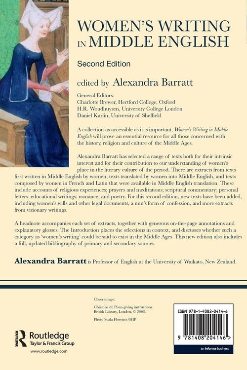 Produktbild: Women's Writing in Middle English