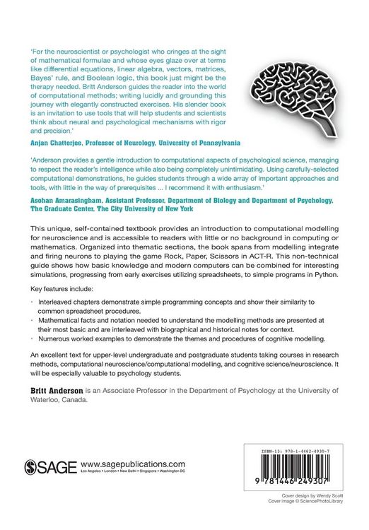 Produktbild: Computational Neuroscience and Cognitive Modelling