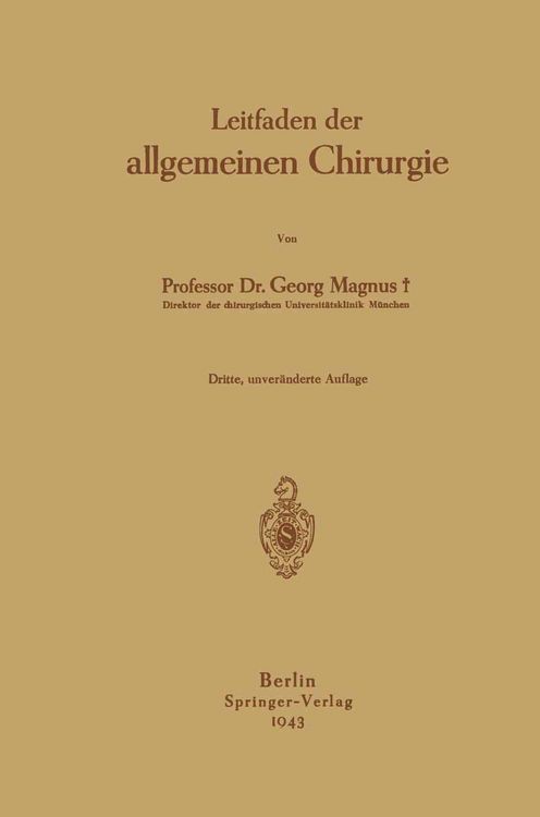 Produktbild: Leitfaden der allgemeinen Chirurgie
