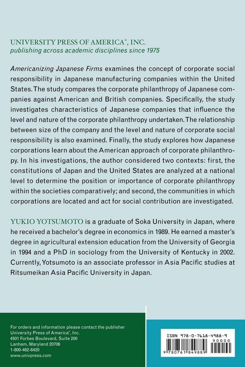 Produktbild: Americanizing Japanese Firms