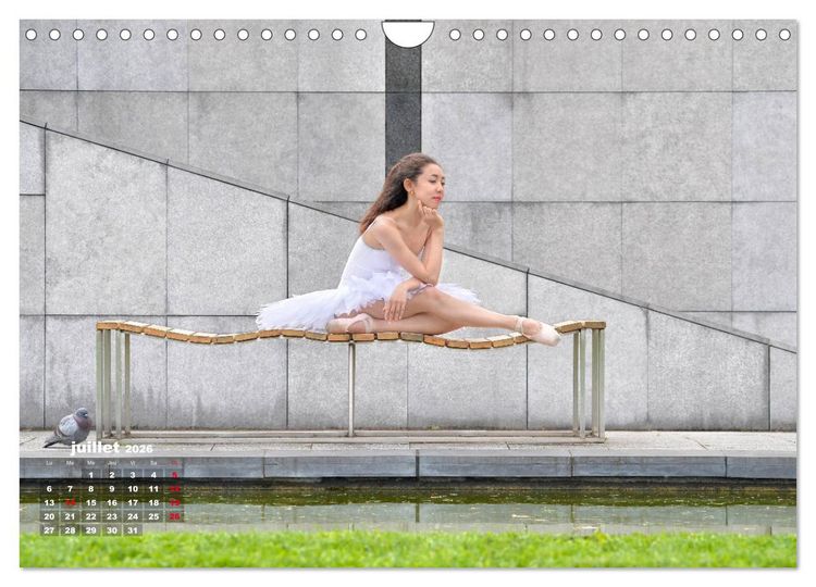 Produktbild: Des danseurs dans la ville 5 L'Oeil et le Mouvement (Calendrier mural 2026 DIN A4 vertical), CALVENDO calendrier mensuel