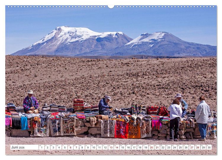Produktbild: Vielf&auml;ltiges Peru (Wandkalender 2026 DIN A2 quer), CALVENDO Monatskalender