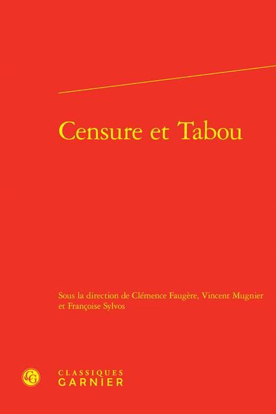 Produktbild: Censure et tabou