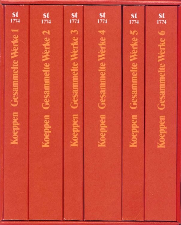 Produktbild: Gesammelte Werke in sechs B&auml;nden in den suhrkamp taschenb&uuml;chern