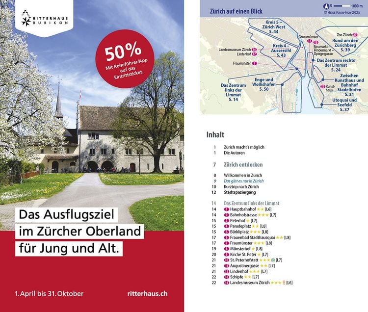 Produktbild: Reise Know-How CityTrip Zürich