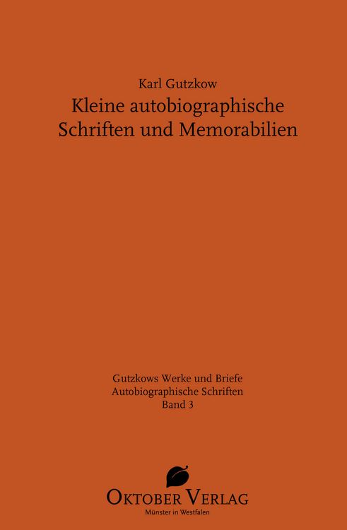 Produktbild: Kleine autobiographische Schriften und Memorabilien