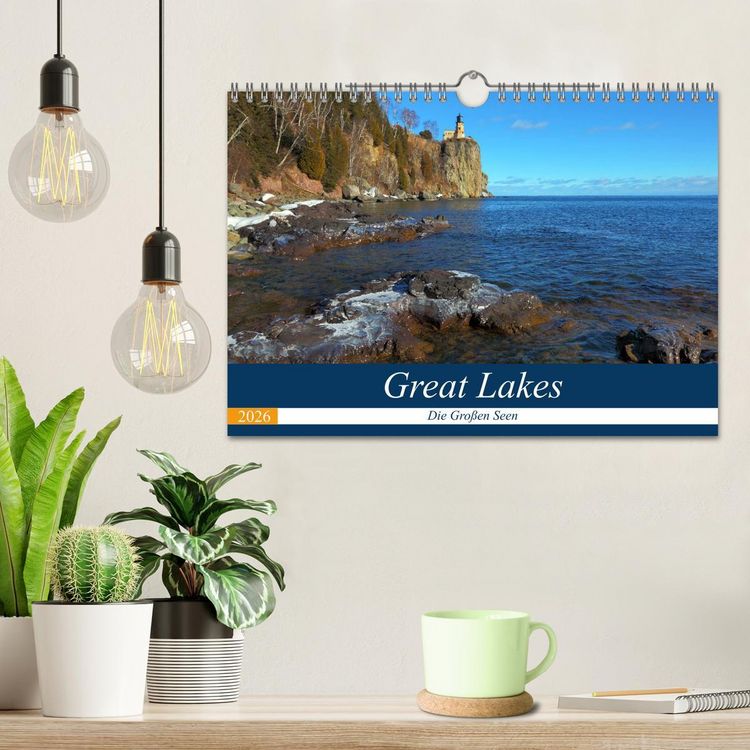 Produktbild: Great Lakes - Die gro&szlig;en Seen (Wandkalender 2026 DIN A4 quer), CALVENDO Monatskalender
