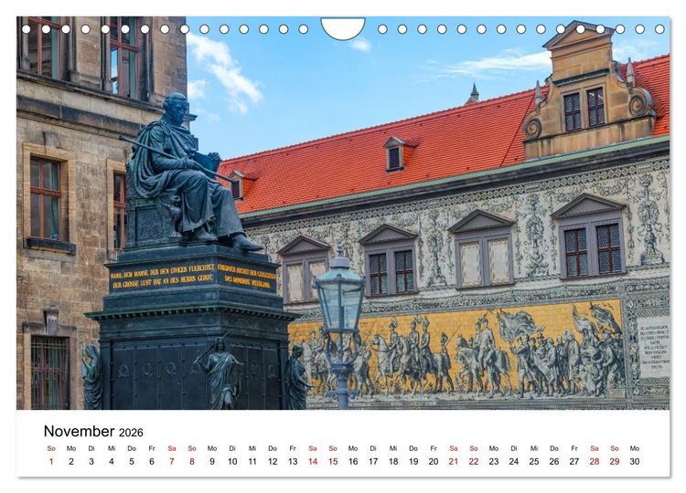 Produktbild: Dresden, Atmosph&auml;re der Altstadt (Wandkalender 2026 DIN A4 quer), CALVENDO Monatskalender