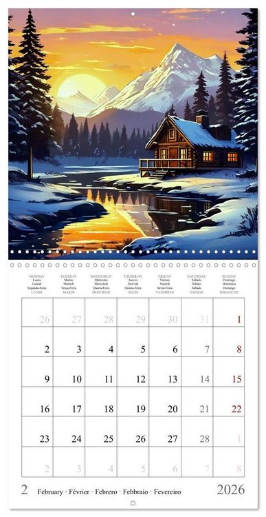 Produktbild: Bilkova, H: Magic Forest - Vacation (Wall Calendar 2026 12 &times;