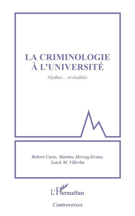Produktbild: Criminologie a L'universite