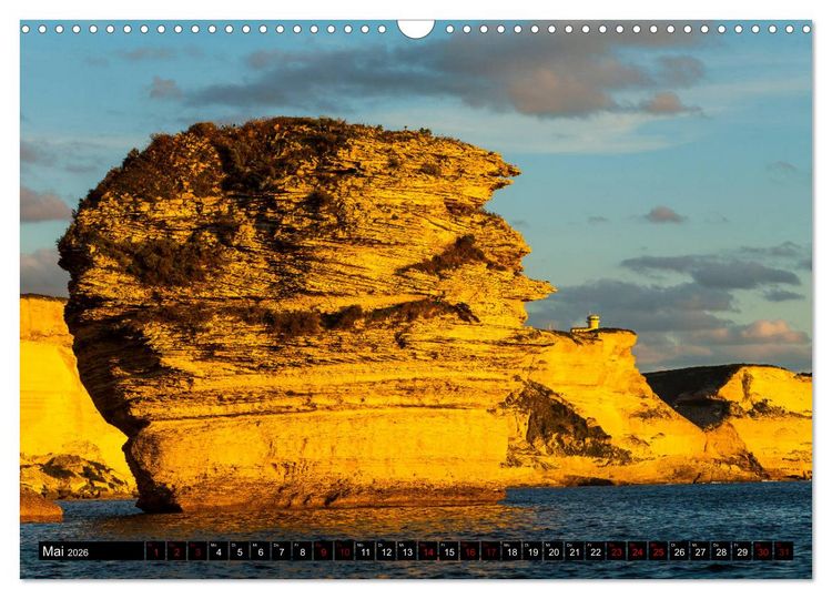 Produktbild: Bonifacio. Korsika (Wandkalender 2026 DIN A3 quer), CALVENDO Monatskalender