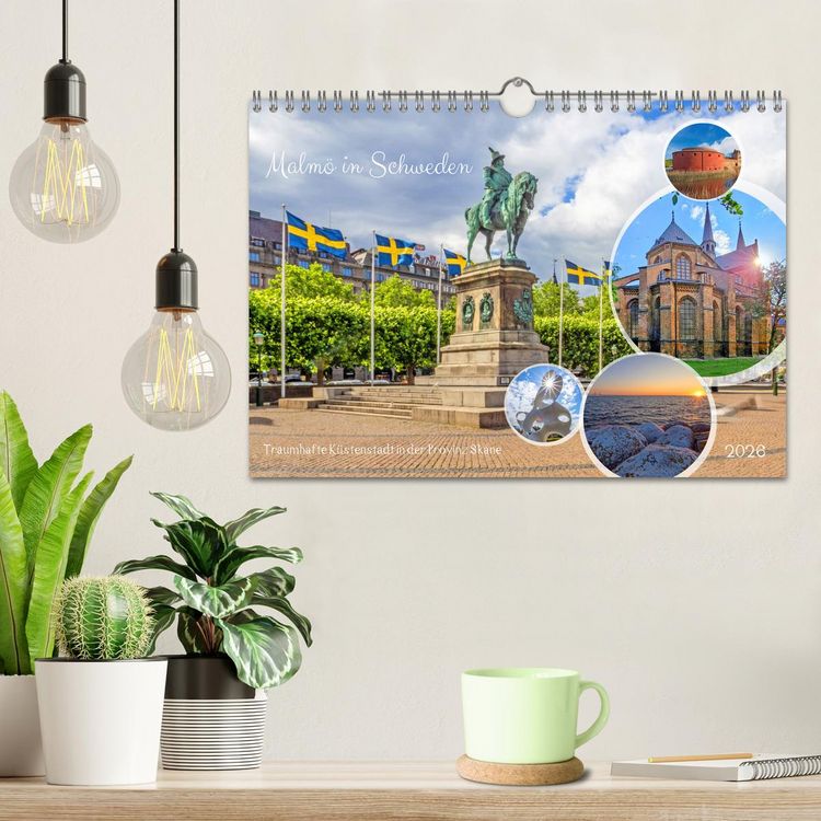 Produktbild: Malm&ouml; in Schweden (Wandkalender 2026 DIN A4 quer), CALVENDO Monatskalender