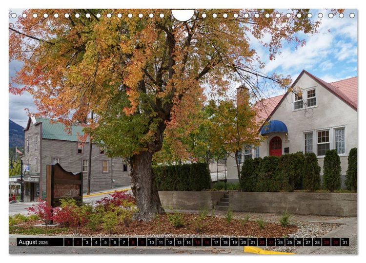 Produktbild: Kanadas British Columbia - Herbstzeit (Wandkalender 2026 DIN A4 quer), CALVENDO Monatskalender